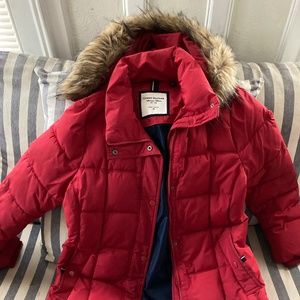 Tommy Hilfiger Faux Fur Hooded Winter Coat